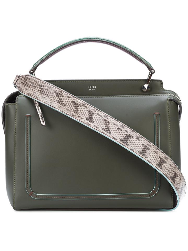 Fendi Dotcom Tote Bag - Green