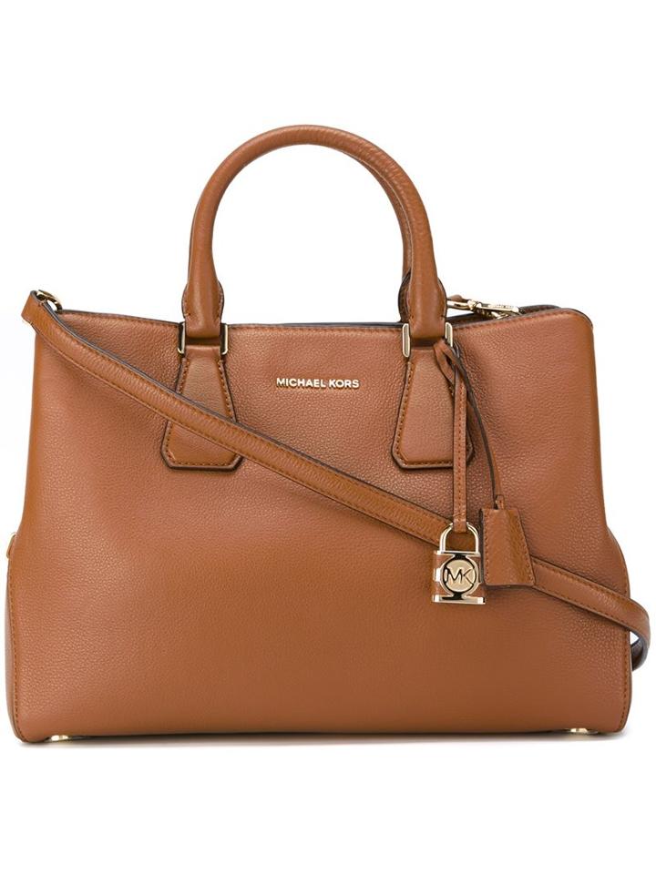 Michael Michael Kors Medium Double Handled Tote, Women's, Brown