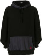 Undercover Rose-print Oversized Hoody - Black