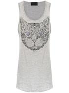 Andrea Bogosian Apliqué Tank - Grey