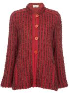 Pierre Cardin Vintage Wool Mix Cardigan, Women's, Size: Small, Red