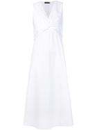 The Row Kristiann Dress, Women's, Size: 8, White, Cotton/spandex/elastane