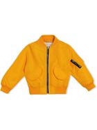 Burberry Kids Lightweight Nylon Bomber Jacket - Yellow