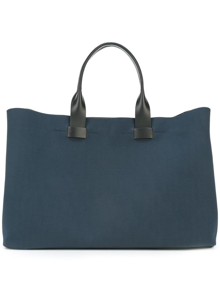 Troubadour Canvas Shopper Tote - Blue