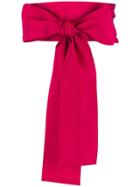 Sara Roka Large Tie Belt - Pink