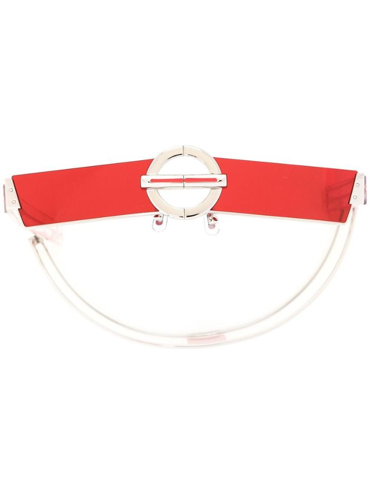 Gentle Monster Under 02 Wrap-around Sunglasses - Red