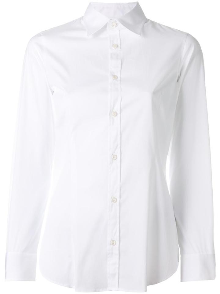 Dsquared2 - Button Down Shirt - Women - Cotton/spandex/elastane - 40, White, Cotton/spandex/elastane
