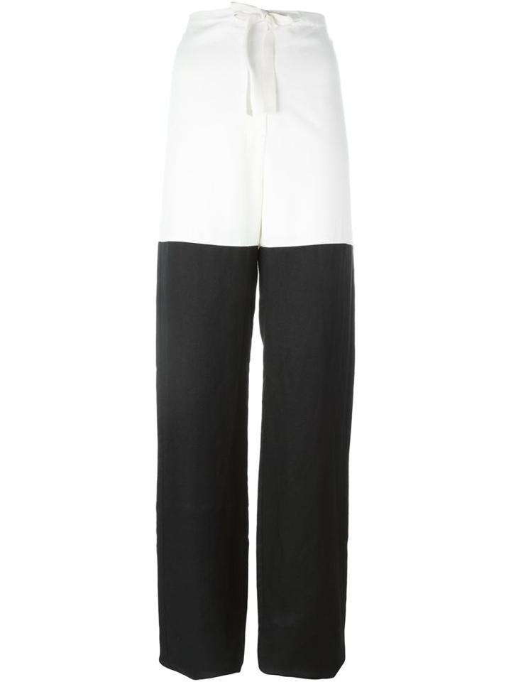 Mm6 Maison Margiela Colour Block Trousers