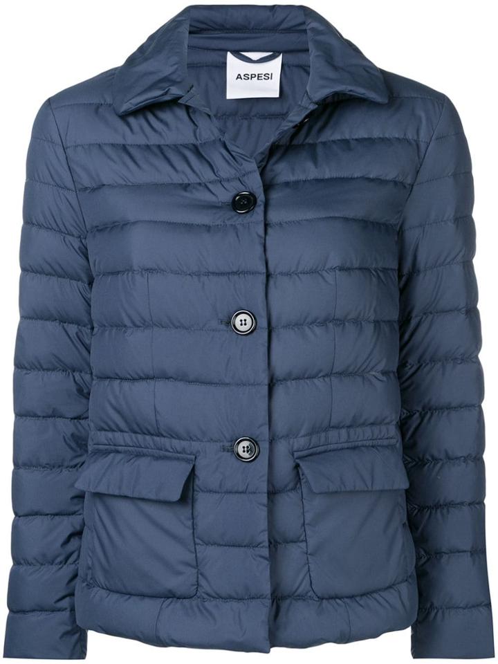 Aspesi Padded Puffer Jacket - Blue