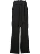 Dolce & Gabbana Wide Leg Trousers - Black