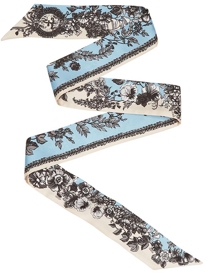 Fendi Floral Print Wrappy - Blue