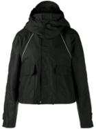 Balenciaga Cropped Parka Jacket, Men's, Size: 50, Black, Cotton/polyamide/polyester/cupro