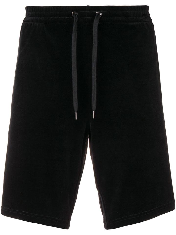 Versace Basic Track Shorts - Black