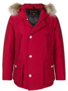 Woolrich Hooded Parka Coat - Red