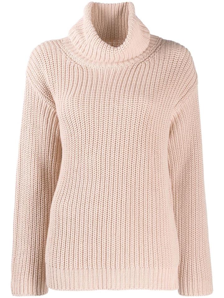 Red Valentino I Have A Crush On You Knit Sweater - Pink