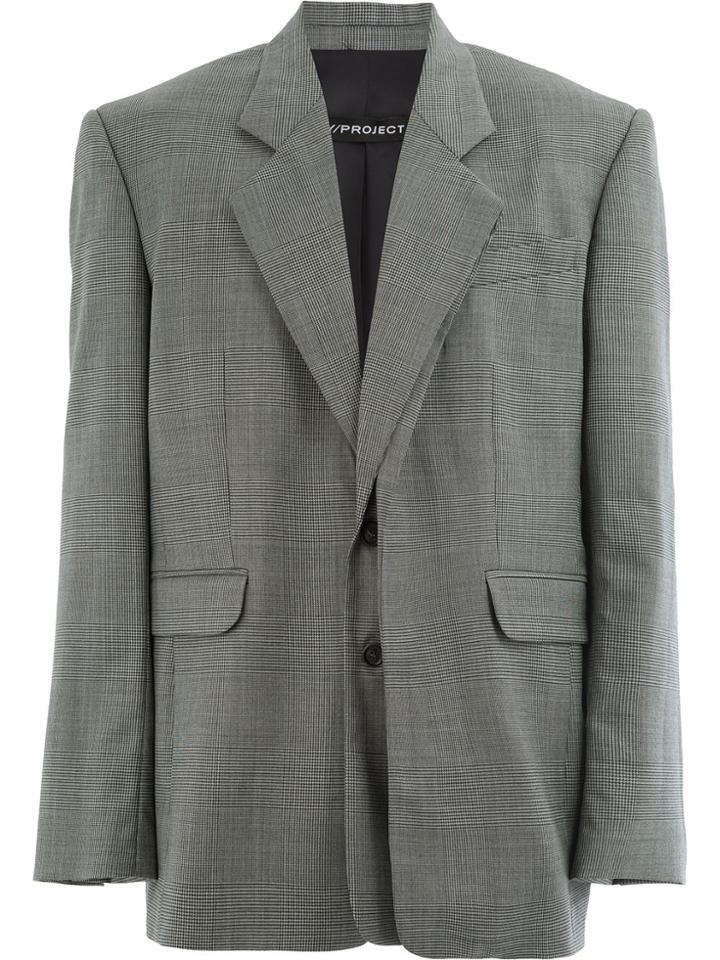 Y / Project Oversized Classic Blazer - Grey