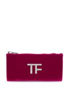 Tom Ford Velvet Clutch Bag - Pink