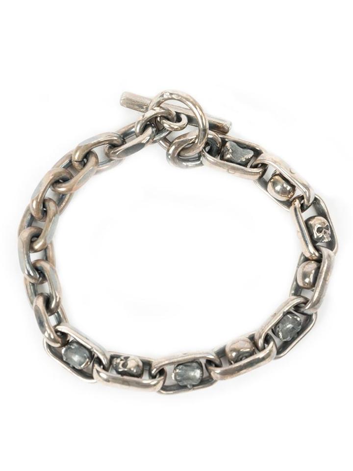 Tobias Wistisen Spinning Skull Bracelet