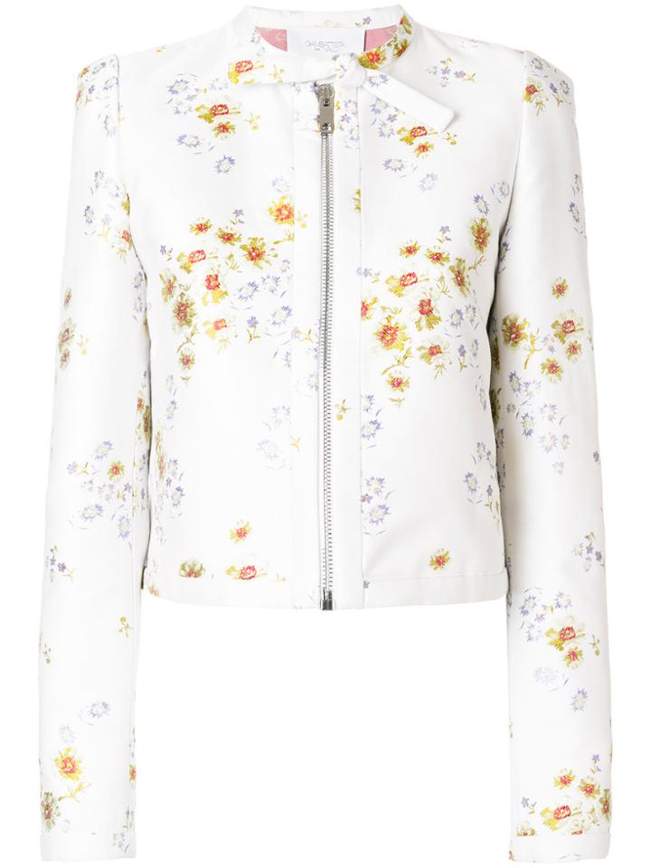 Giambattista Valli Floral-brocade Jacket - White