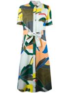 Erika Cavallini Abstract Print Shirt Dress, Women's, Size: 42, Cotton/polyester