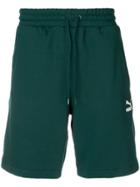 Puma Logo Tape Shorts - Green