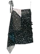 Egrey Printed Silk Top - Multicolour