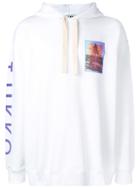Acne Studios Printed Hooded Sweatshirt - White