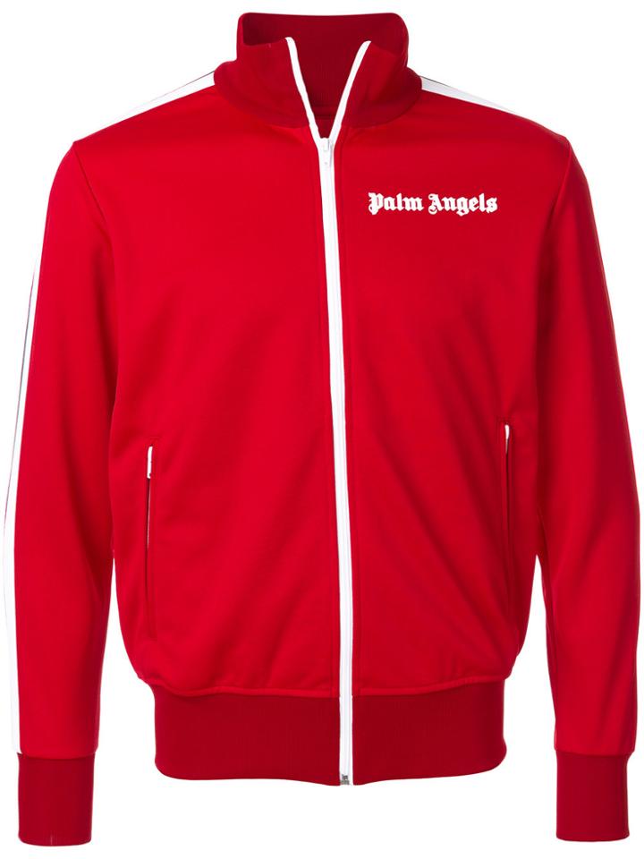 Palm Angels Zip Up Jacket - Red