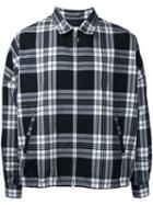Monkey Time - Checked Shirt Jacket - Men - Polyester/wool - M, Black, Polyester/wool