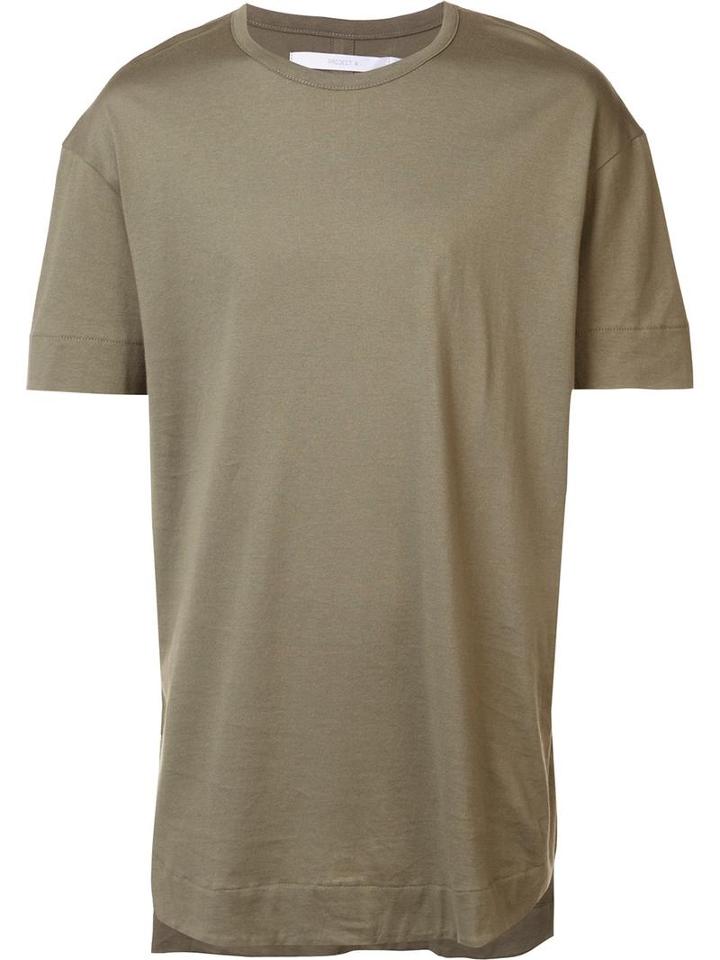 Zanerobe 't1-1' Plain T-shirt, Men's, Size: Medium, Green, Cotton