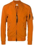 Cp Company Zipped Bomber Jacket - Orange