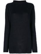 Rick Owens - Knitted Sweater - Women - Polyamide/mohair/merino - One Size, Black, Polyamide/mohair/merino