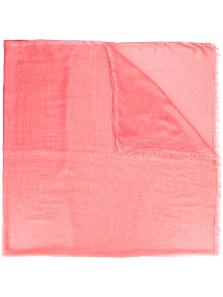 Faliero Sarti Woven Scarf, Women's, Pink/purple, Silk/modal