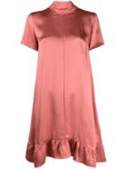 Semicouture Shift Dress - Pink