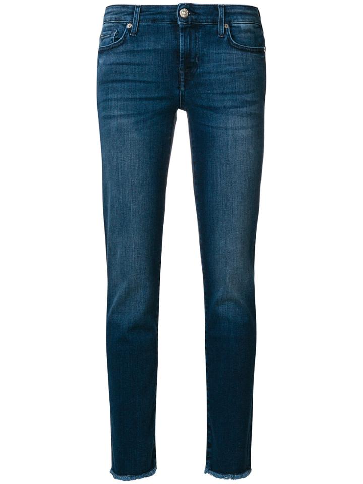 7 For All Mankind Skinny Jeans - Blue