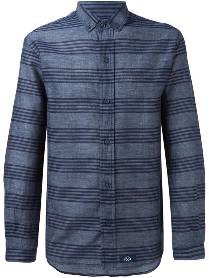 Bleu De Paname Horizontal Stripe Shirt