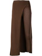 Jacquemus Skirt Overlay Trousers - Brown