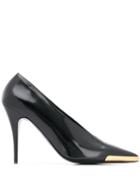 Stella Mccartney Metallic Toe-capped 110mm Pumps - Black