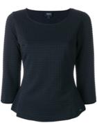 Armani Jeans Flare Petit Pois Top - Blue