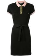 Paule Ka Short-sleeve Polo Dress - Black