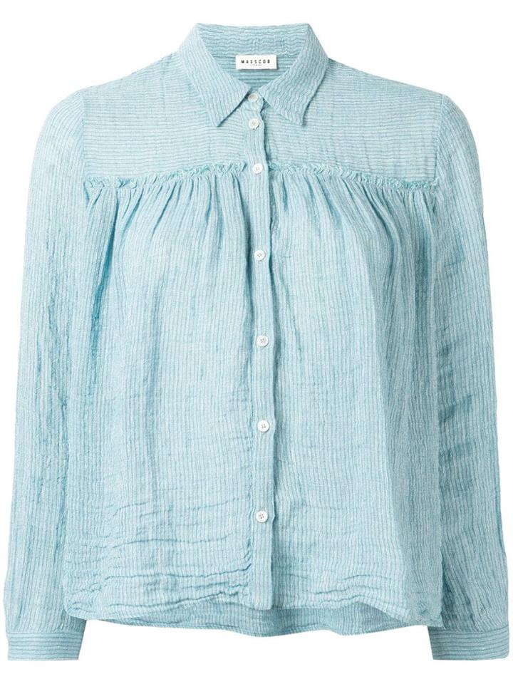 Masscob Button Down Shirt - Blue