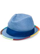 Paul Smith Woven Trilby Hat - Blue