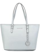 Michael Michael Kors 'jet Set Travel' Tote, Women's, Blue, Calf Leather