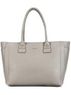 Furla - Double Handles Tote - Women - Leather - One Size, Women's, Grey, Leather