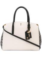 Coach Coach 37125 B4cah Leather/fur/exotic Skins->leather - White