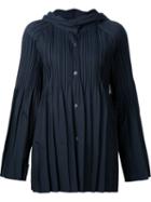 Pleats Please By Issey Miyake Hooded Pleated Jacket