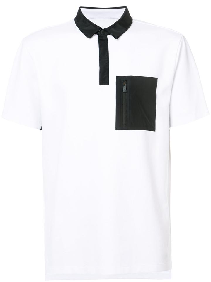 Aztech Mountain - Maroon Creek Polo Shirt - Men - Cotton/elastodiene/nylon - L, White, Cotton/elastodiene/nylon