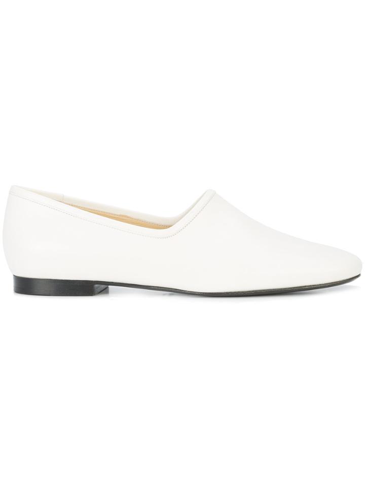 Lemaire Round Toe Slip-on Pumps - Black