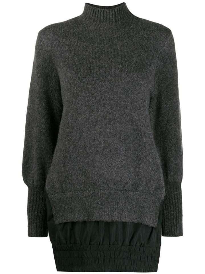 Undercover Layered Turtleneck Jumper - Grey