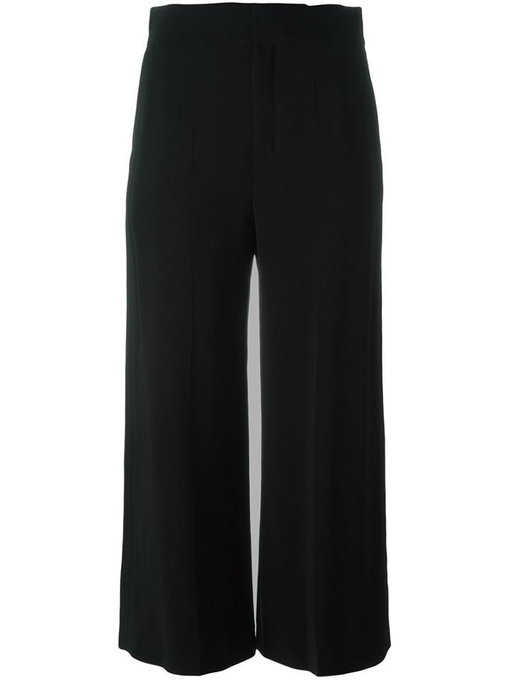 Lanvin Wide Leg Cropped Trousers